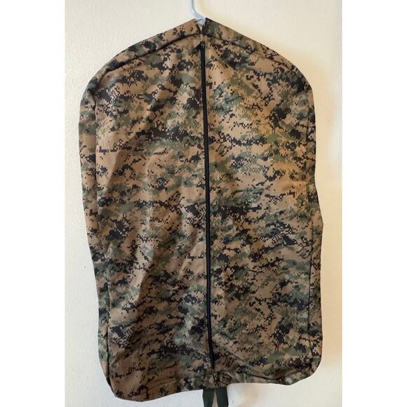 USMC US marine digital woodland camo travel field hanging garment bag waterproof - Picture 1 of 2